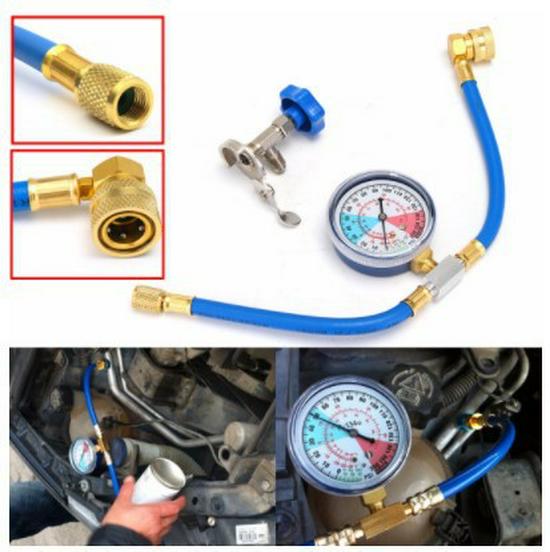 R134A Car AC Refrigerant Detection & Charging Hose Opener 8011G. Default Items