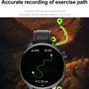 800mAh Large Battery 1.75" AMOLED Fitness 110+ Sports Modes BT Call Health Monitor Outdoor GPS Sports Tracking Smartwatch Men