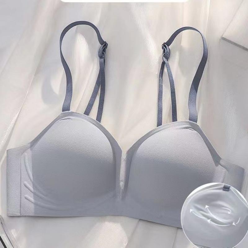 Non-marking Underwear Summer Gathering Anti-sagging Collection of Vice Breasts Back Thin Section Comfortable Bra