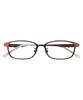 Glasses Eye Exam Fashion Prescription Lens Prescription and Cute and Sanrio Characters Brown [Zoff] Wellington-style Eyeglasses, Adjustment,