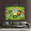 2D Leprechaun Rainbow Shamrock Backdrop Holiday Shoot Banner