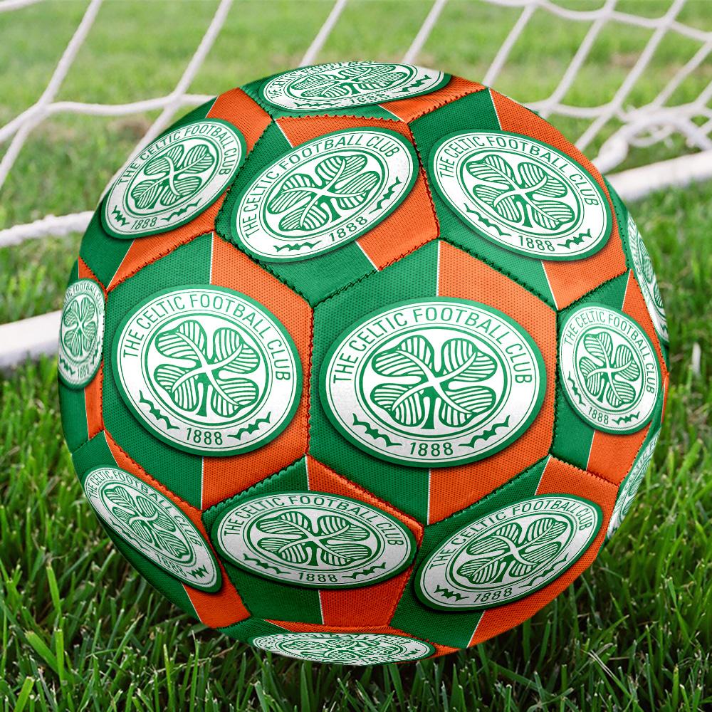Cel-tic Football Club Crest Printed Size 5 Soccer Balls, High-Quality, Anti-Slip, Protective Football, A Unique Gift , Birthdays, Christmas Gifts