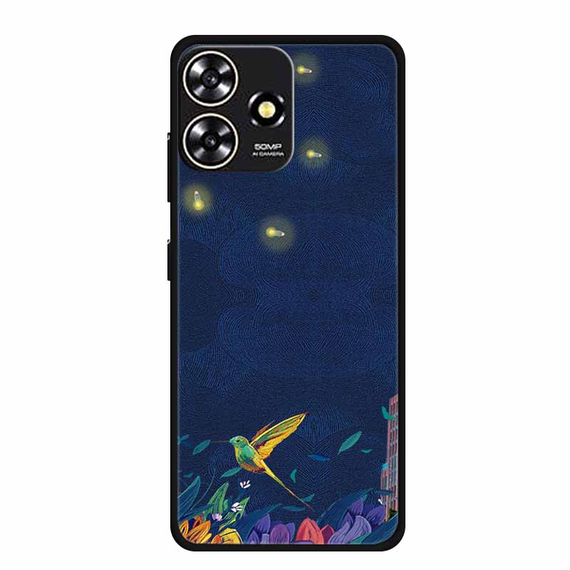 Cool Silicone Cover for ZTE Blade V50 Design 4G Case Printed Fashion Soft Back Cover for Blade V50Design Case Protective Shells