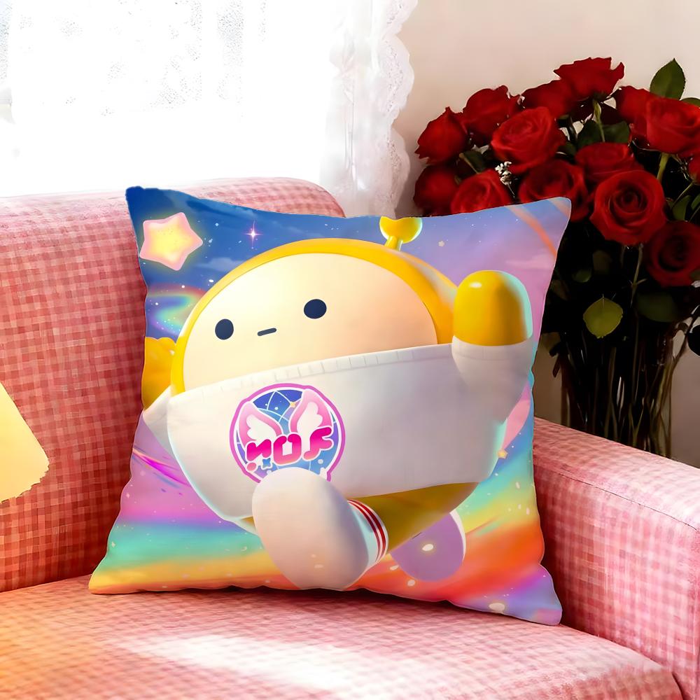 Fun Game Eggy PartyY Cushion Cover Premium Soft Pillowcase SkinFriendly Breathable MultiPurpose for Home Office Travel