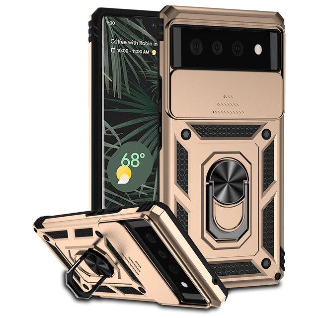Pohodlný držák prstenu Kryt objektivu Pouzdro pro Google Pixel 6 Pro Pixel7 Pixel6 Pixel6a Pixel8 Pixel 6a 7a 8 7 Pro Pouzdra Pixel7a