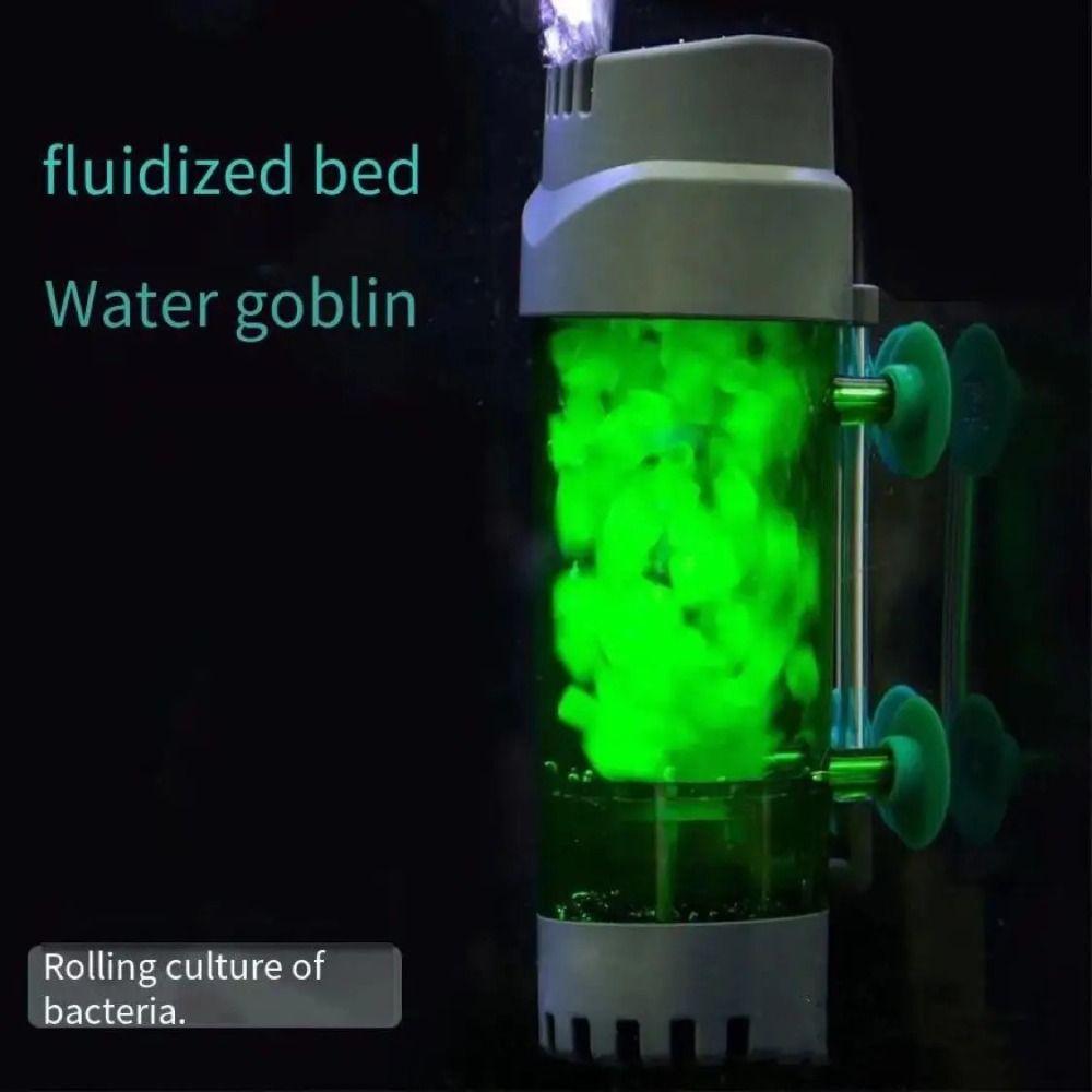 Green Aquarium Filter With Strong Suction Cup Bio Sponge Filters Aquarium