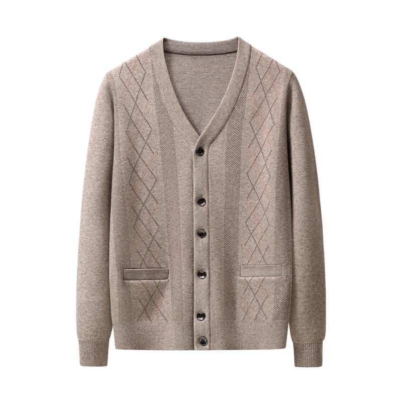 Pierre Cardin Men's V-Neck Knitted Cardigan