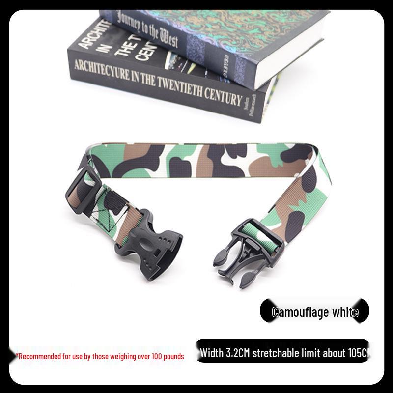 Military-Style Outdoor Training Belt for Teens and Students - Thickened Insert Buckle