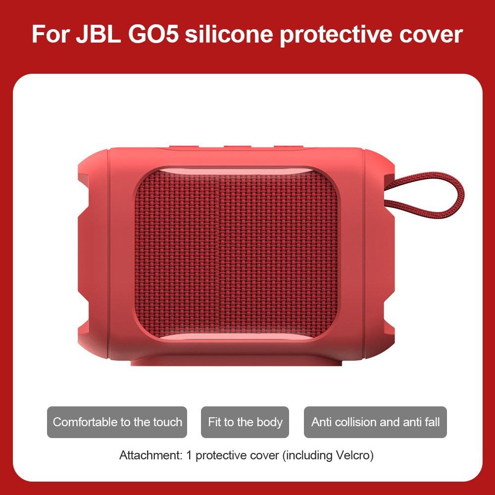 Dirt-proof Silicone Cover Case Carrying Case for JBL GO5 Bluetooth Speaker Speaker Accessories