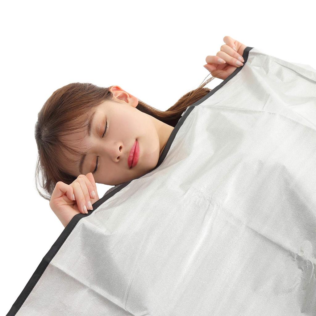 Eco Ride World Aluminum Sheet Thick Aluminum Blanket Low Rustling 4 Layer Survival Sheet Sb128-01