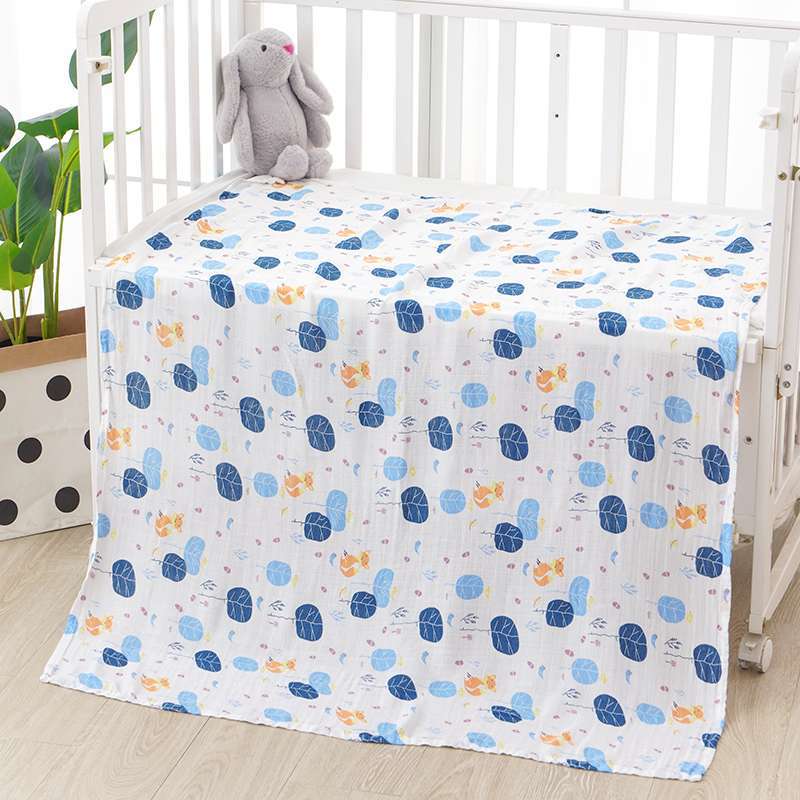 New Bamboo Cotton Soft Baby Blankets Newborn Muslin Swaddle Blanket for Newborn Girl and Boy Super Soft Baby Bath Towel