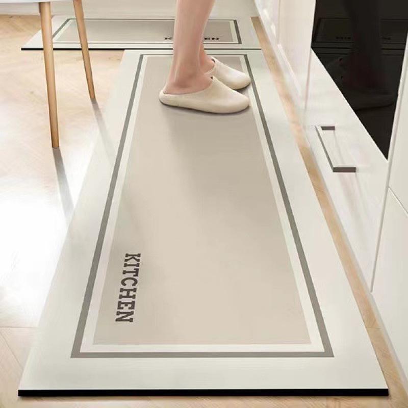 Luxe Stijl Keukenkleed Wasbaar, Niet-Vettig Waterabsorberend Sneldrogend, Antislip Vloermat voor Restaurant voor Huisdecoratie 50X160CM