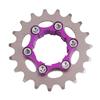Pignon Monovitesse Acier Haute Résistance Roue Libre Roue d'Inertie Pignon Pièce pour Vélo à pignon fixe Facile à installer