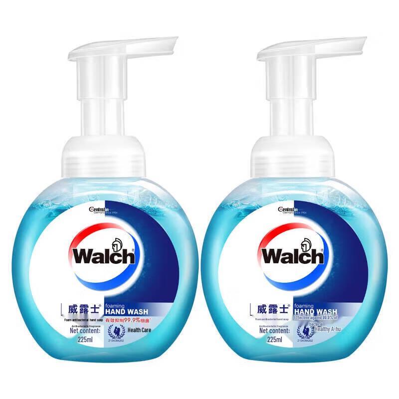 Walch Antibacterial Foaming Hand Soap, 225mL x 2