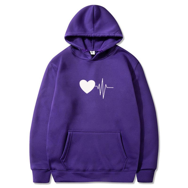 Unisex American Style Printed Hoodie - Casual Spring & Autumn Pullover Sweatshirt
