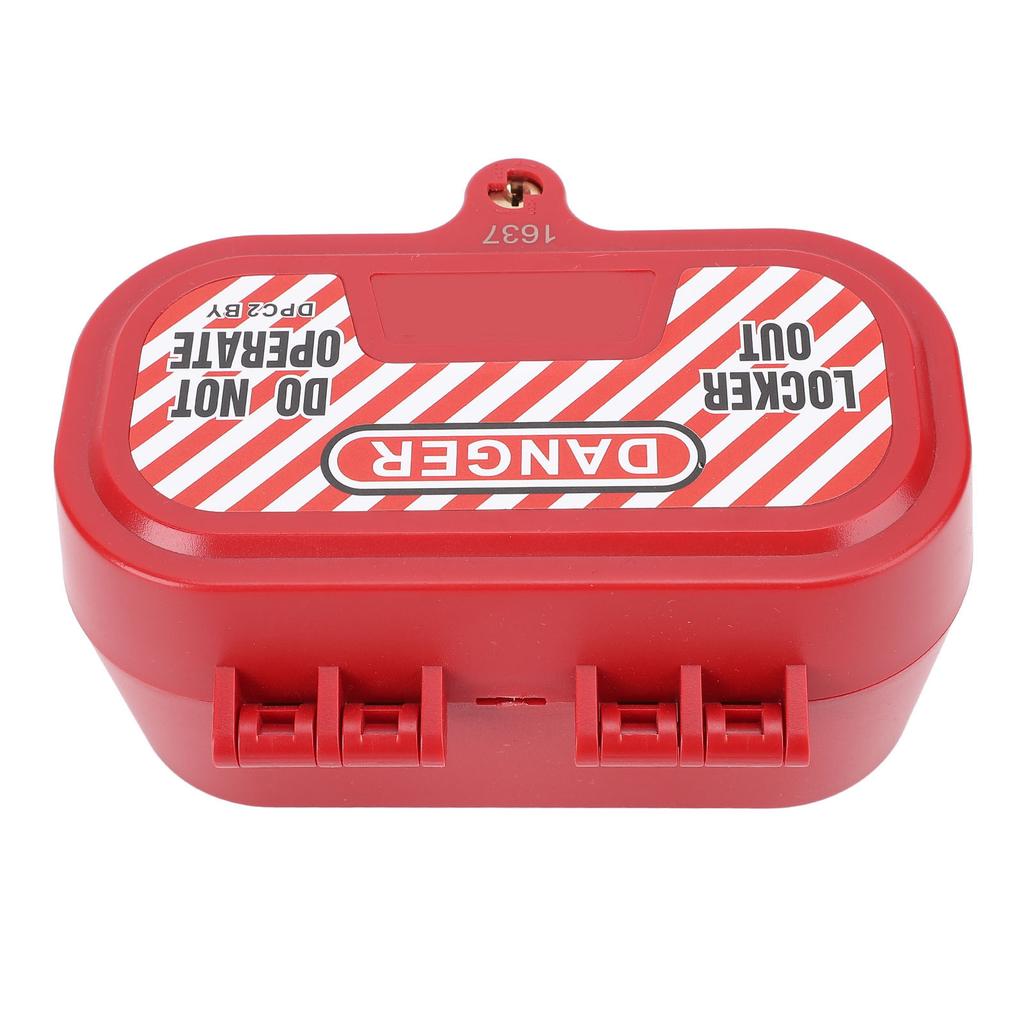 Plug Lockout Box Self Cylinder Design PA and ABS High Strength Industrial Plug Safety Lock