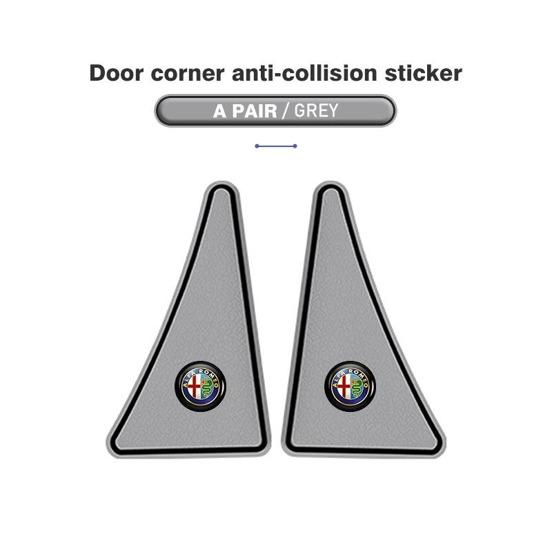 2026 Hot Sticker Car Door Corner Cover Anti-collision Protection Sticker For Alfa Romeo GT Stelvio F1 Brera Volante Tonale Glori