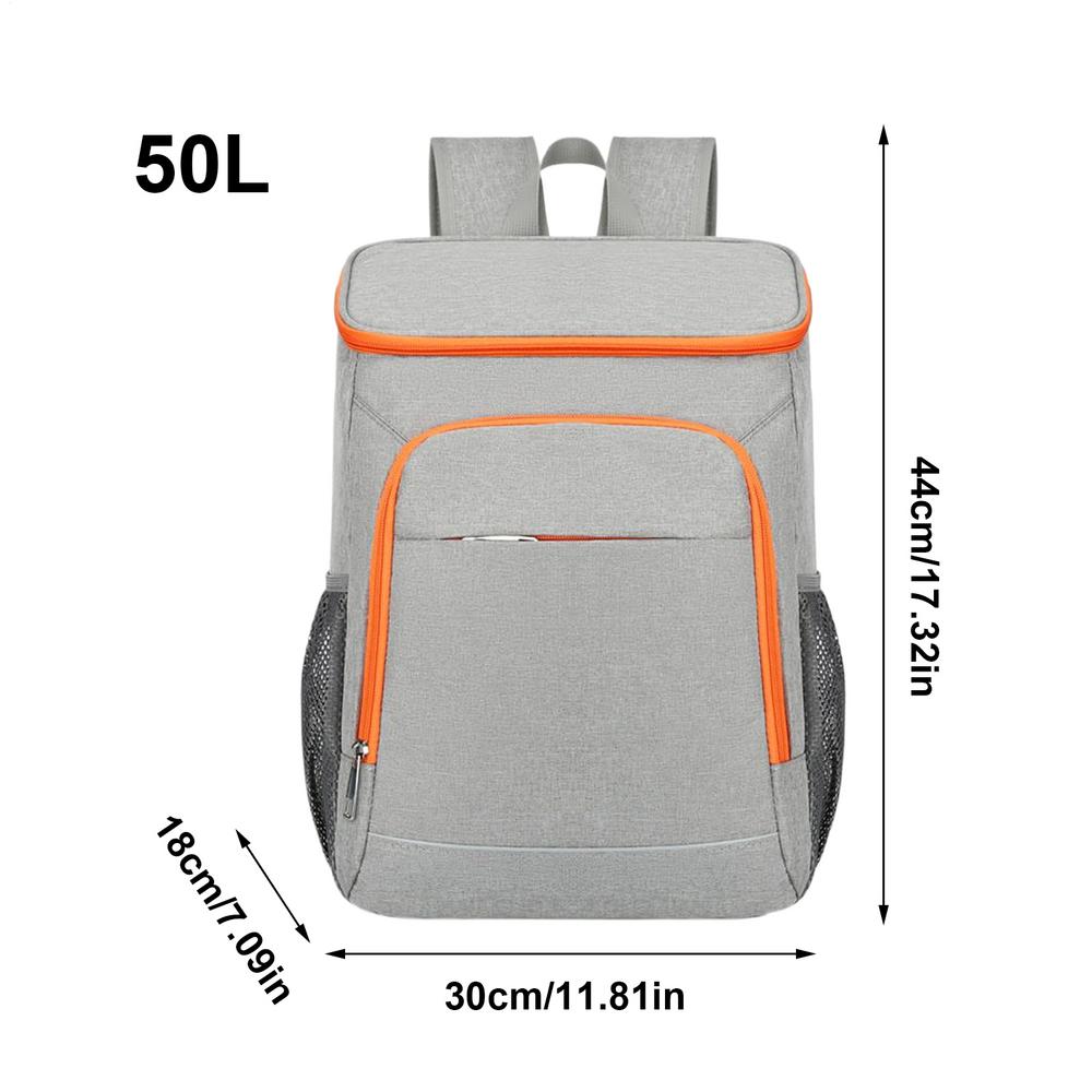 Lunch Backpack 50L Insulated Meal Prep Backpack Leakproof Box Waterproof Bag For Beach Picnic Hiking Bbq Travel Camping