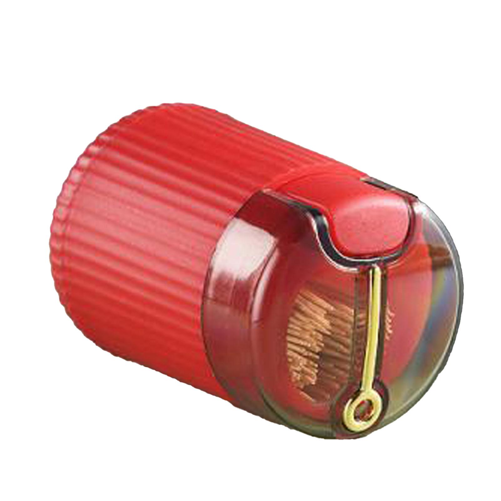 Up Toothpick Case Press Toothpick Holder Dispenser Compact Toothpick Storage Box for Household