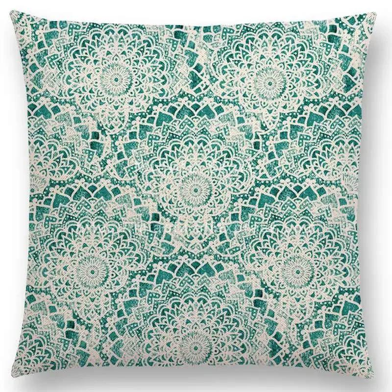 New Dreamy Rainbow Boho Beautiful Flower Gorgeous Floral Mandalas Fantasy Moon Stars Prints Cushion Cover Throw Pillow Case