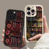 Case for Xiaomi Redmi Note 14 13 12 11 Pro Plus 12S 11S 10S 10 Redmi 13C 12C 14C 4G Flowery Bookshelf Painting Soft Phone Cover