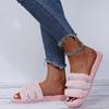 Fashion Stylish Sequins Decor Slippers for Women House Furry Flat Slippers Woman Indoor Non Slip Wear-Resistant Sandals Female