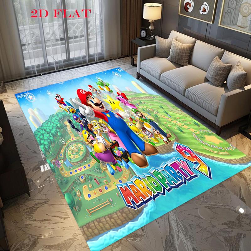 Vibrant Diamond Cartoon Character Print Carpet Home Decor Floor Mats Bathroom Mat Protective Pad Room