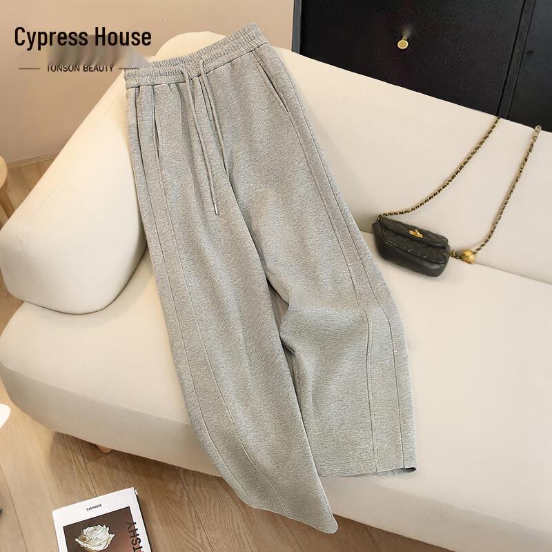 

Women s Fleece-Lined Drawstring Casual Pants M
