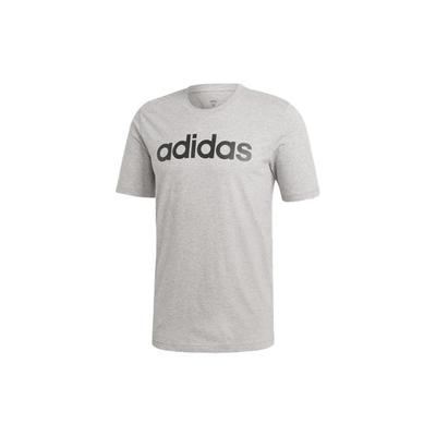 Essential Linear Logo T-Shirt Men Tops Medium-Heather-Grey DU0409