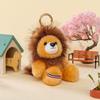 Portachiavi Animale Peluche Kawaii Carino Mini Gatto Leone Coccodrillo Asino Ciondolo Giocattolo Bambola Cartone Animato Fascino Borsa Portachiavi Auto Regalo per Bambini