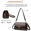 Metal Lock Crossbody Bag Women's Shoulder Bag