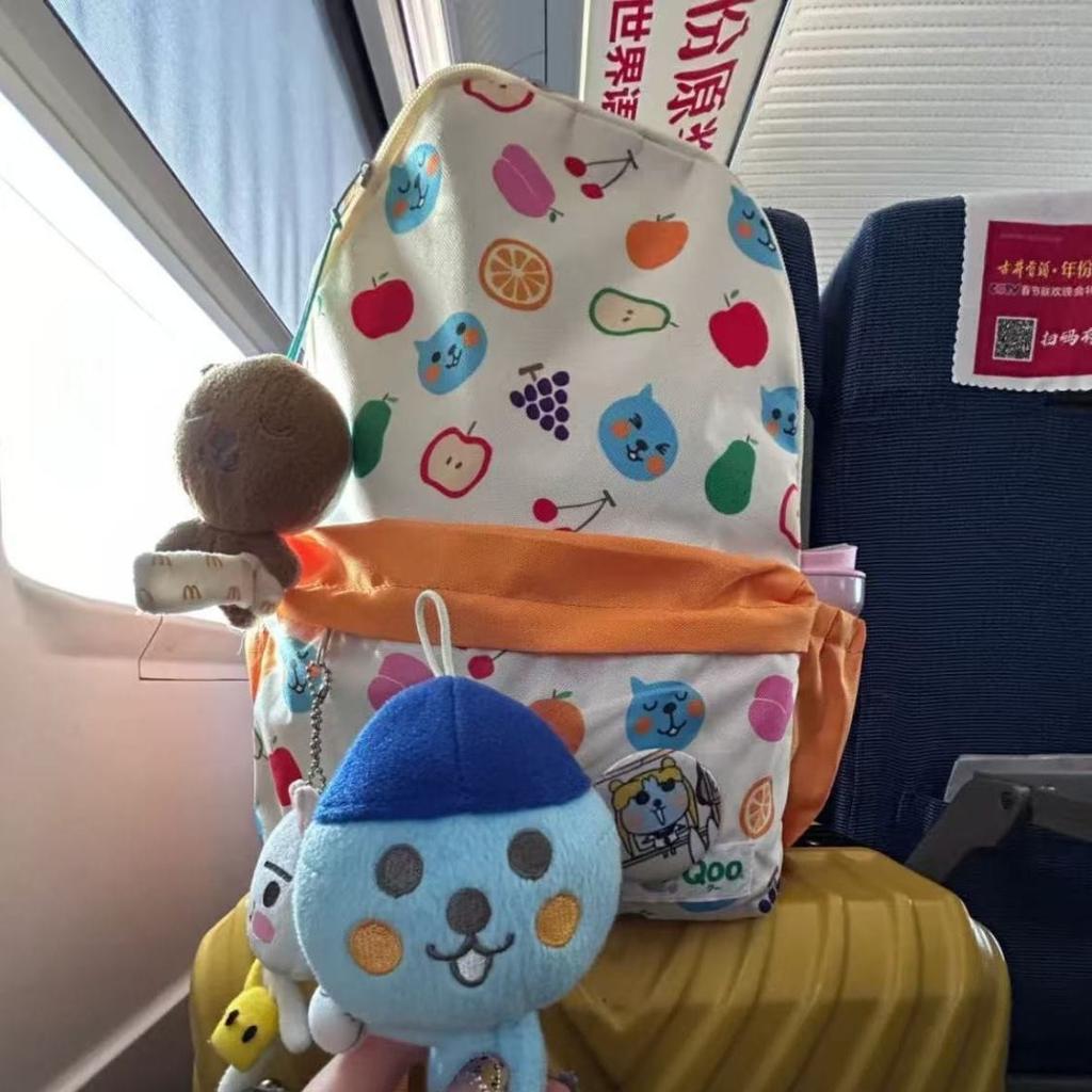 Schoolbag new trend backpack small fresh men's and women's cartoon color full print schoolbag backpack backpack