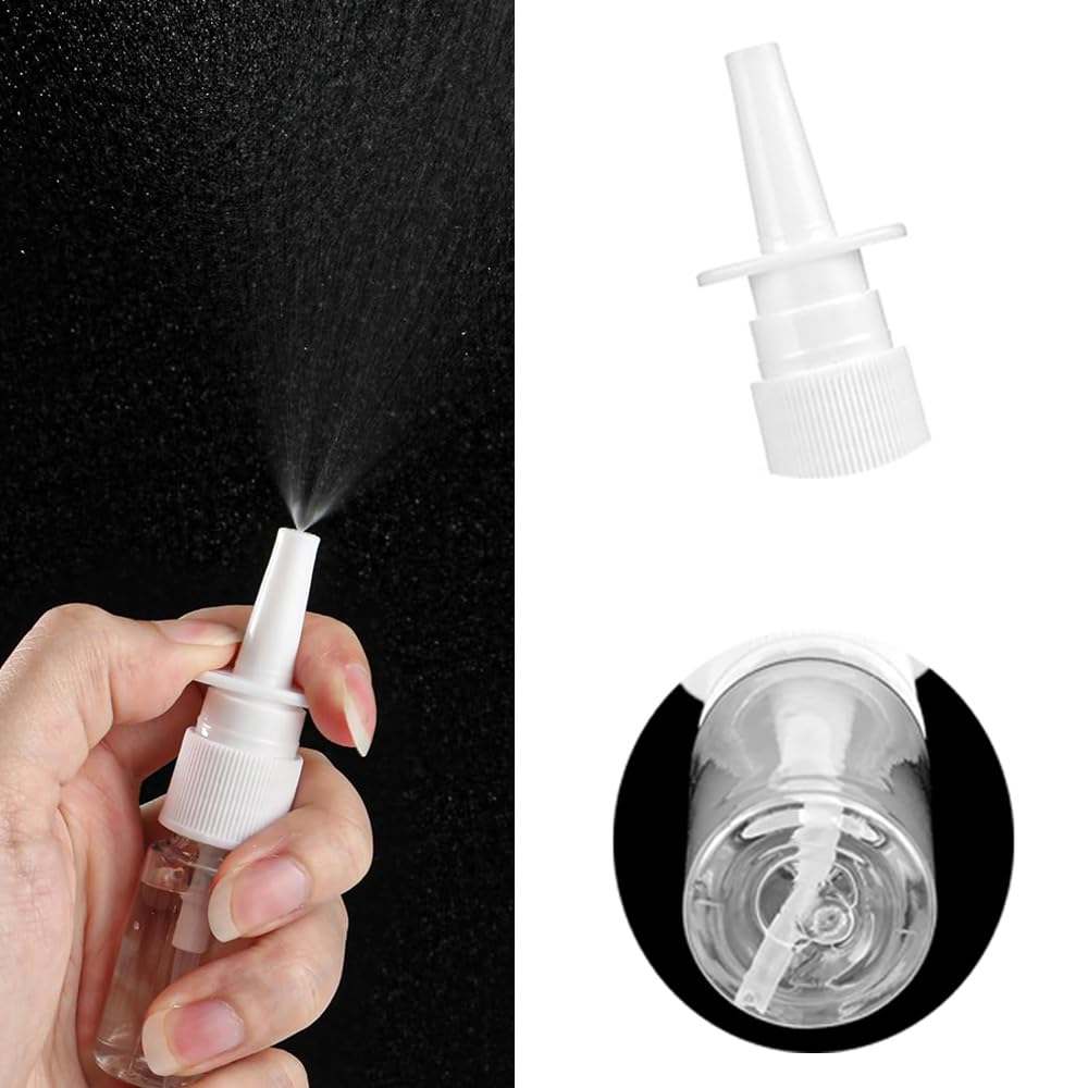 Nasal Spray Set of 10ml Mini spray refillable foam pump travel Bottles, 5, each. bottles, bottles, bottles, portable, leak-proof, essentials. (10ml)