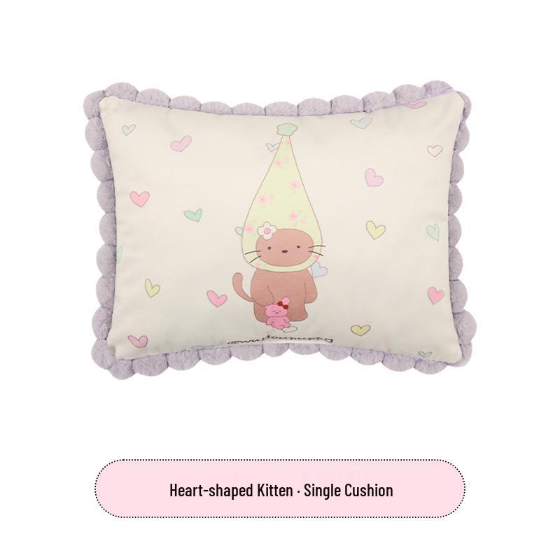 Cute Hemp Car Seat Cushion for ORA Good Cat, ORA 5, Kia EV5, K3, K5 - Ideal for All Seasons