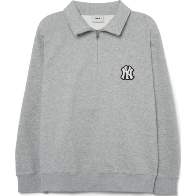 New MLB Sweatshirts Unisex Gray 3AMTB0331-50MGS