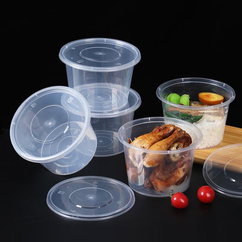Disposable Plastic Food Containers with Lids