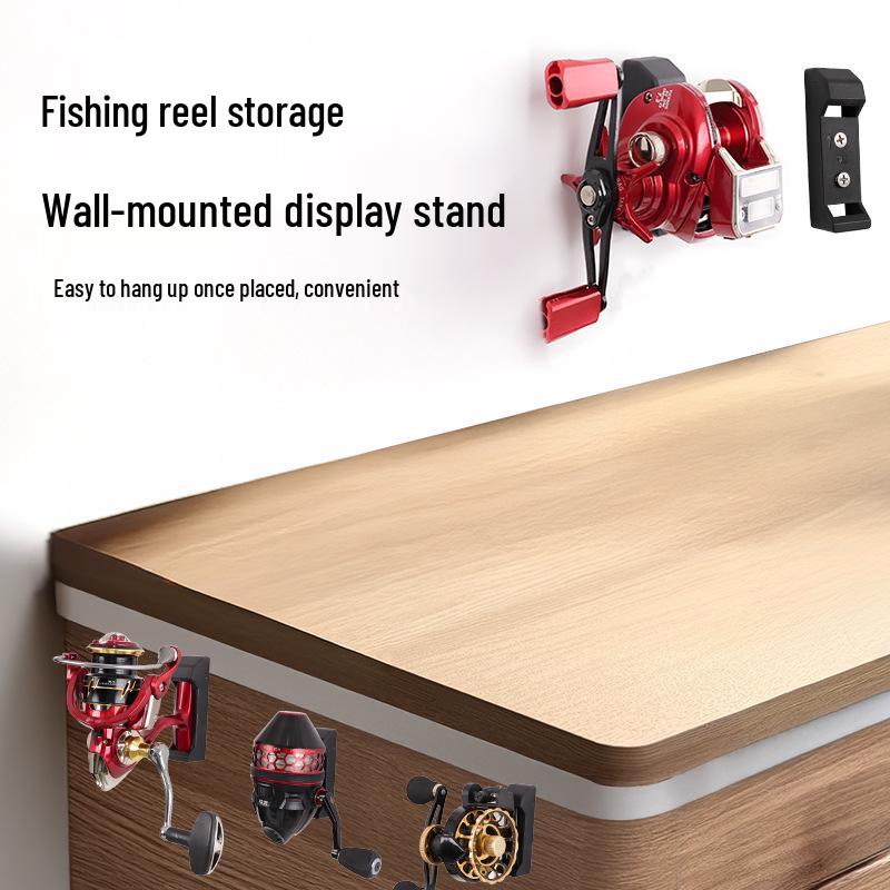 Popular Fishing Reel Wall Mount for Baitcasting & Spinning Reels