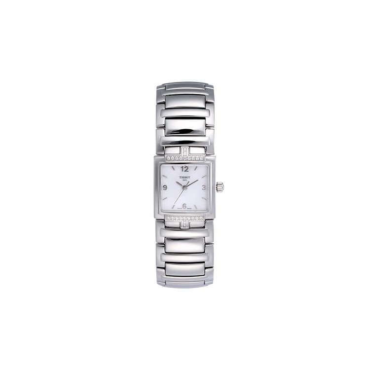 TISSOT Montre  S&eacute;rie Dream Mouvement Quartz &Eacute;tanche 30M Montres Femmes Acier Blanc T051.310.61.117.00 Regular Watch Box,Silver Dial