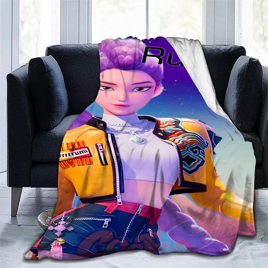 Flannel Digital Printed Blanket Conditioning Blanket Sofa Blanket Girl Gift