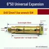 Three-piece Gecko Colorful Zinc Heavy-Duty Universal Expansion Bolt M6-M20 Fully Threaded