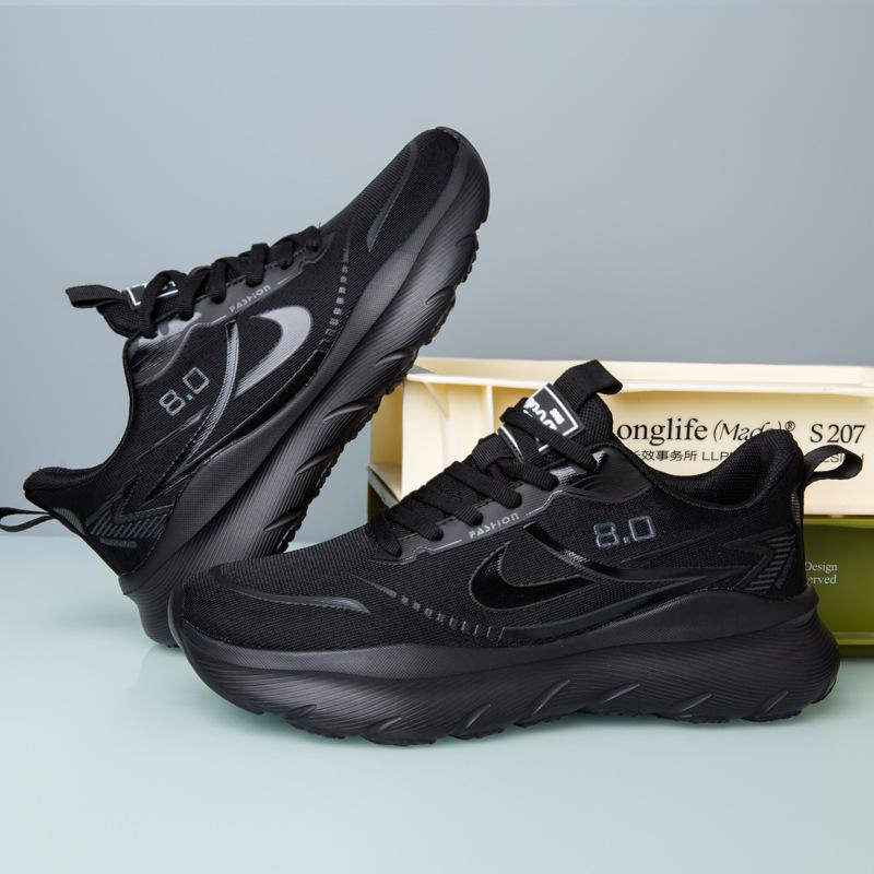 New fashion versatile sports couple shoes travel shoes ultra-light non-slip heightening outdoor running shoes men's shoes