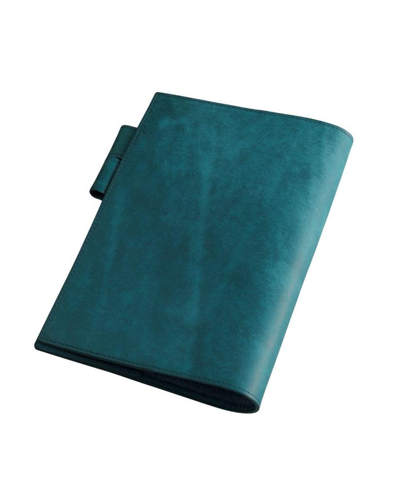[UNROOF] Genuine Leather Planner Cover, A6/A5, Italian Pueblo Leather (Hortensia, A6)