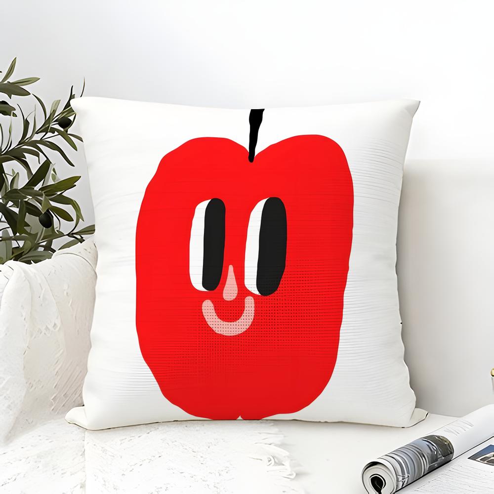 Pillow Case Cotton Linen Fabric Square Zipper Pillowcase Home Decorative Living Room Aesthetic Art Artist J-Jean Jullien 3