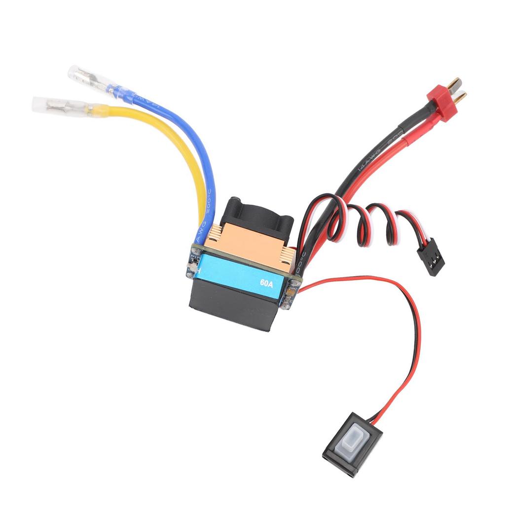 480A Brushed Speed Controller 3 Modes Multiple Protection ESC Waterproof ESC for 110 RC Car