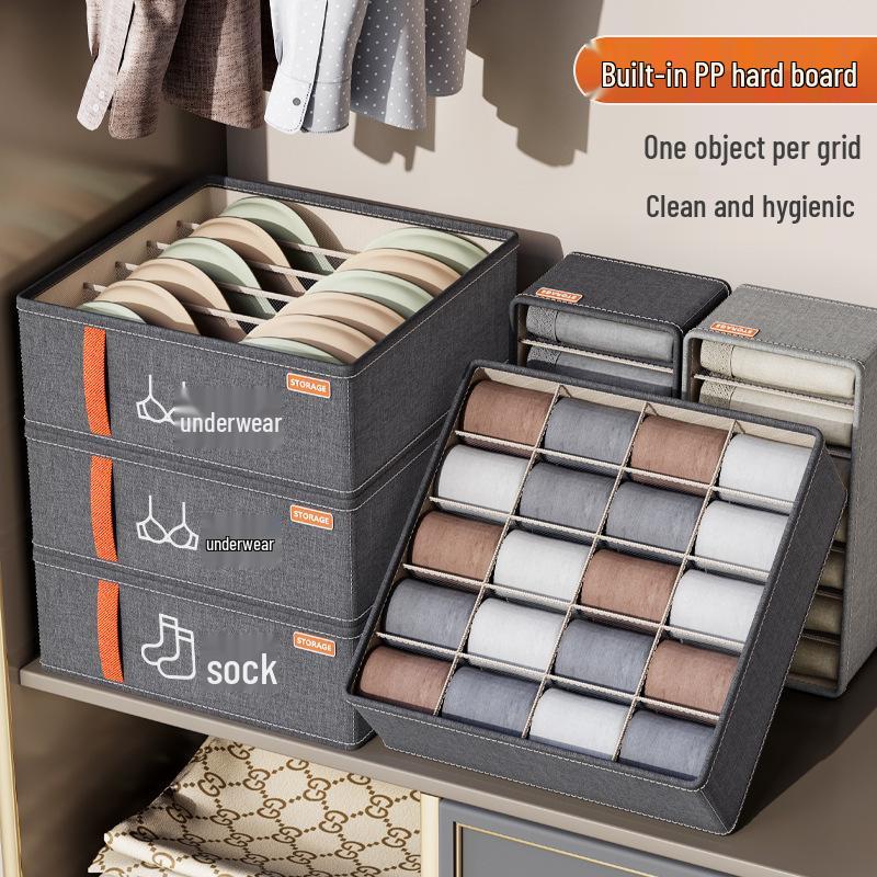 Bedroom Underwear Storage Box: Multifunctional Drawer Dividers for Wardrobe Organization