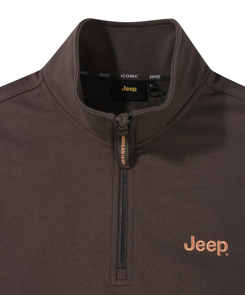 JEEP [360G] M-Logo Half-Zip Sweatshirt (Jr5Tsu838Db)