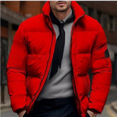 Herbst und Winter Herren dicke baumwollgefütterte Kleidung Herren beschriftete baumwollgefütterte Jacken Brot Kleidung lässig große baumwollgefütterte Jacken