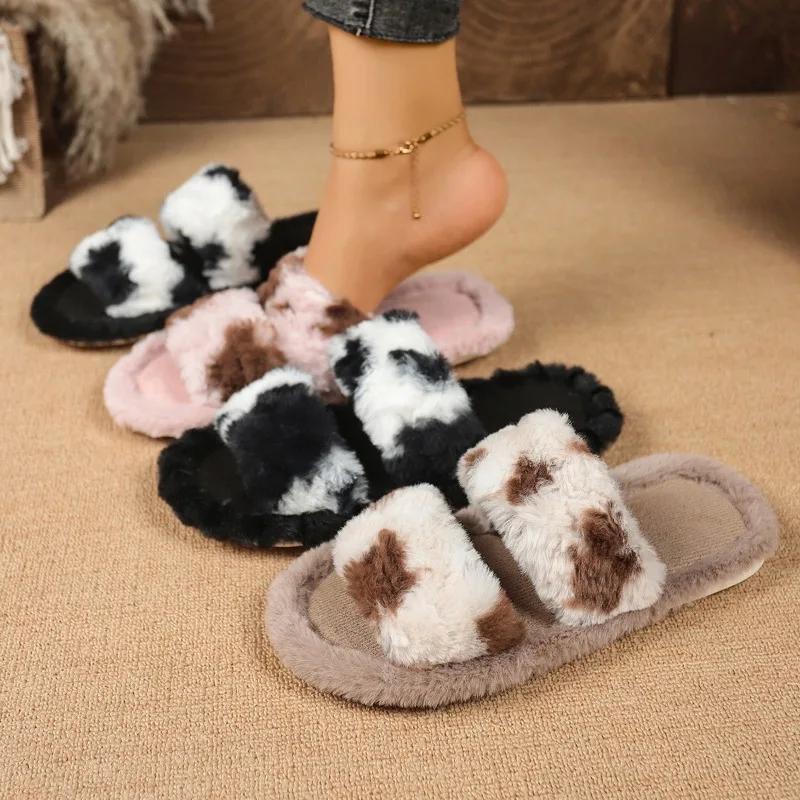 Fashion 2025 Hot Sale of The Season New Women's Slippers Fashionable Outdoor Wearable  Cotton Slippers for Autumn Winter Slippers
