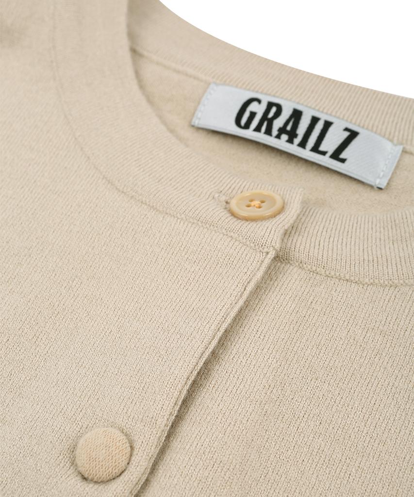 Grailz Signature Heart Cardigan [Beige]