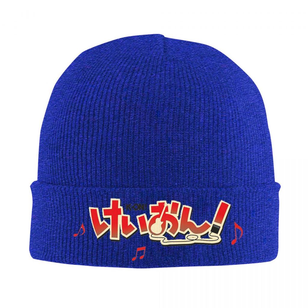 K on Logo Warm Knitted Cap Fashion Bonnet Hat Autumn Winter Outdoor Beanies Hats for Unisex Adult